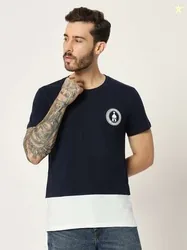 Anax Aesthetics Men Round Neck Cotton T-shirt