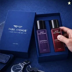 PARK AVENUE Luxury Perfume Gift Set - Euphoria & Conquer Eau de Parfum  -  40 ml (For Men)