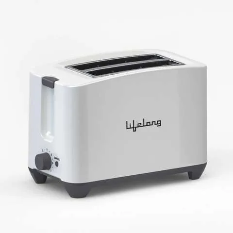 Lifelong LLPT10 750 W Pop Up Toaster (White)