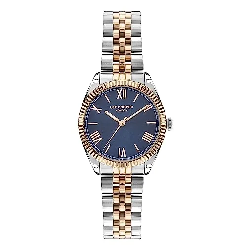 Lee Cooper Analog Blue Round Dial Women's Watch - LC07448.590