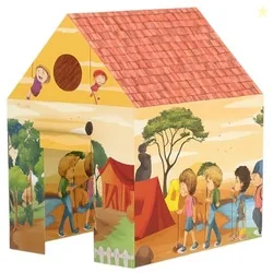 MiniExplorer Jungle Trip Themed Play Tent House for Kids Toys for 2 3 5 6 to 8 Years Old Girls Boys|Water Repellent Big Size