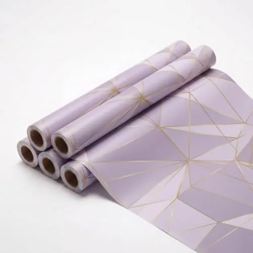 Prettykrafts Abstract Gift Wrapping Paper | Pack of 5 | 70x50x0.2 cm | Large Size | Reusable & Eco-Friendly Paper Bags for Gifting, Parties, Return Gifts, Shopping and Special Occasions, Lavender