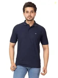 WILD COPS Men Solid Relaxed Fit T-shirt