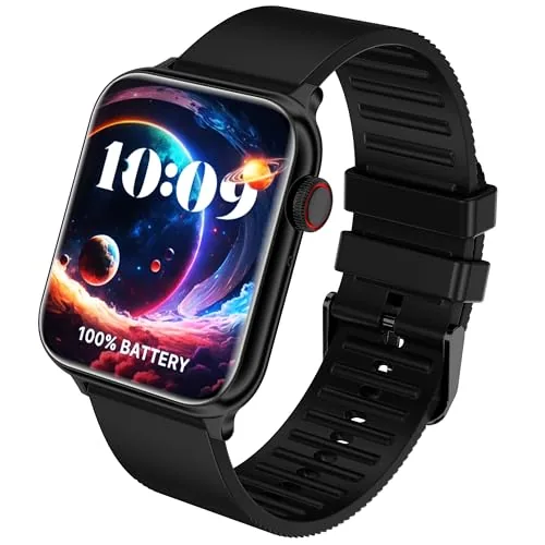 IZI Prime Smart Watch 1.78" AMOLED Always ON Display with 60Hz Refresh Rate,Bluetooth Calling,DIY Watch Faces,AI Voice Assistant,ECG,SpO2,BP Monitoring,and Multiple Modes.Enjoy 7 Days of Battery Life