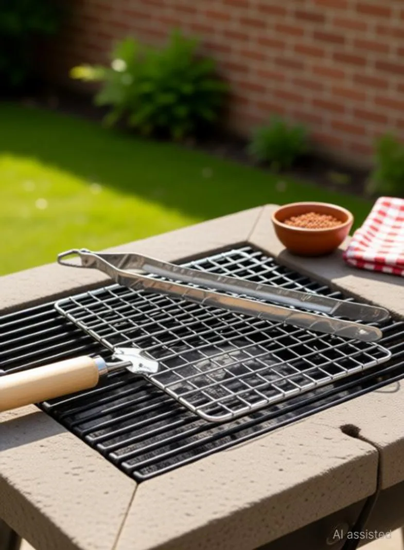 Mohprit Outdoor Cooking Pulka Jali Papad bbq Shelf Roti Roast Stainless Steel Square Shape Tandoors & Grills Cooking Barbecue Pizza Meat Vegetables Ch