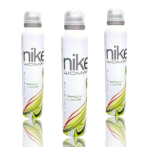 Nike Spicy Love Deodorant for Women Pack of 3 * 200ml, Combo Deo Pack, Deodorants for Women Combo