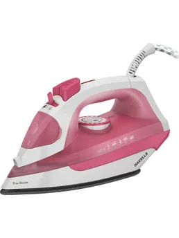 HAVELLS by Havells Tru-Steam Steam Iron with Self Cleaning Function|Vertical & Horizontal Ironing 1600 W Steam Iron Pink