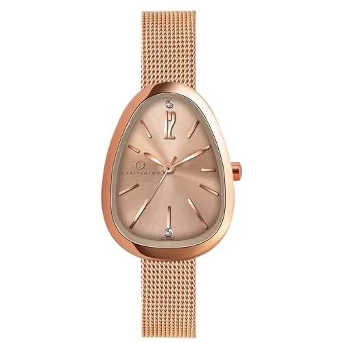 Carlington Iconic 2047 Analog Watches for Women with mesh Strap, Scratch-Resistant Dial, and Water-Resistant Body – CT 2047