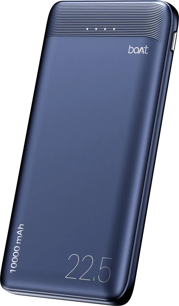 boAt 10000 mAh Power Bank Electric blue, Lithium Polymer, for Laptop, Mobile, Speaker, Tablet