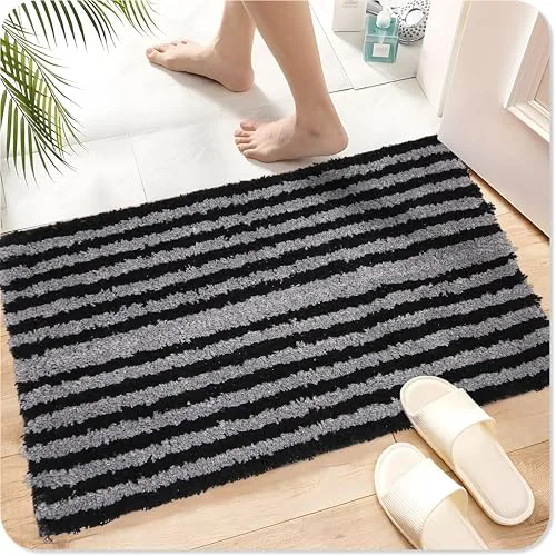 AAZEEM Absorbent Door Mat for Indoor Entrancex Non Slip Mat for Front Door Entryway, Soft Cotton Home. Hotel Balcony Floor Carpet, Floor Mats for Home, KitchenFloor Door Mat |-(55x35cm)