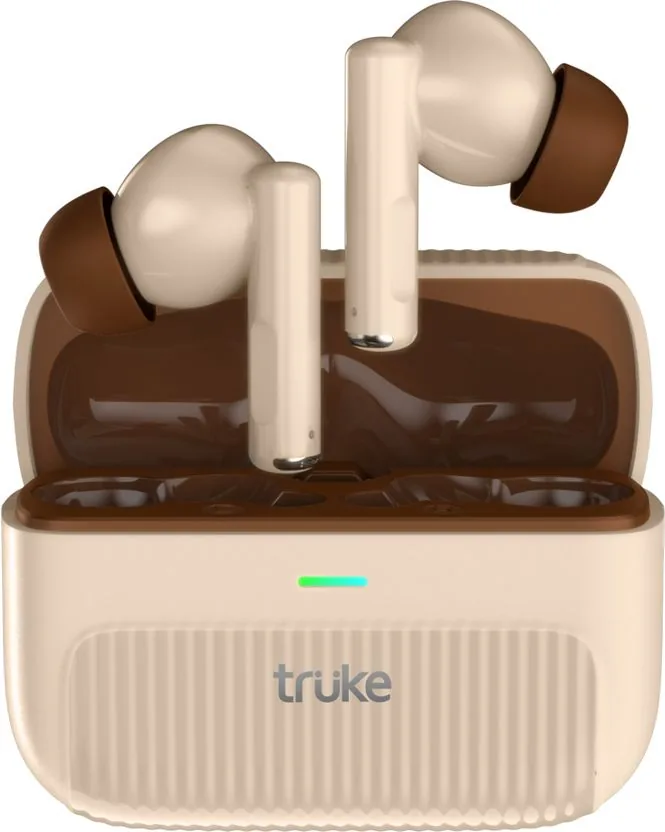 truke Aero Buds w/ 60H Playtime, 13mm Drivers, Dual-Mic ENC, HiFi...more