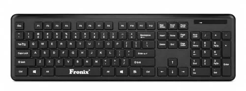 Fronix FKW501 Full Size Wireless Computer Keyboard with 1 Led Function | Black | 104-keys | Compatible for Windows | Desktop | Laptop | All in one with 10 Million keystrokes