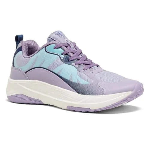 Campus Women Fable Running Shoes L.PRPL/S.GRN - 7UK/India, Multicolour