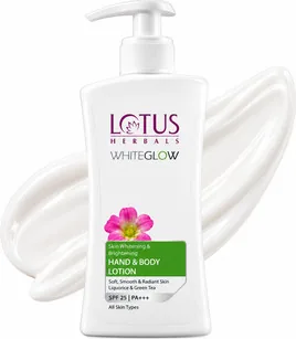 LOTUS HERBALS Wg Skin Whitening & Brightening Hand & Body Lotion 400 ml