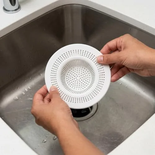 Khodal Plast Sink Strainer For Kitchen Sink. Say No To Blockage. Easy Drains, Filters & Plastic Jali/Waste Stopper- Cup Size 2Inch (Moq Of 2)