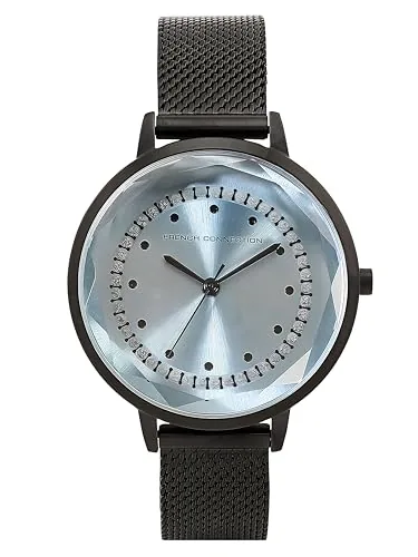 French Connection Sky Blue Dial Analog Watch for Women -FCC02BM