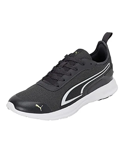 PUMA | Unleash Men's Sneakers | Asphalt-Light Lime-Nimbus Cloud | 10UK