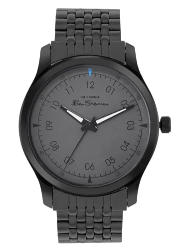 Ben Sherman Grey Dial Analog Watch for Men - BS096BM