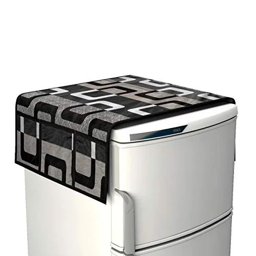 FACTCORE Fridge Cover For Top (21 X 39 Inches) (Black Box)