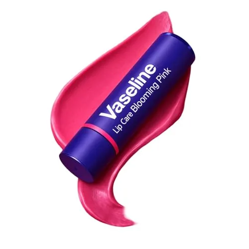 Vaseline Lip Care | Colour+Care Blooming Pink Tinted Lip Balm Stick | Up to 24Hr* Moisturization | with Manuka Honey | 3g
