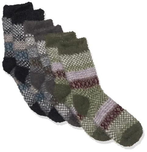 Fort Collins Women's Socks, SCH001-AL2, Olive/Black/Grey, Free Size