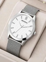 Killer Men Dial & Stainless Steel Bracelet Style Straps Analogue Watch KLR-GR040-WHT-CH