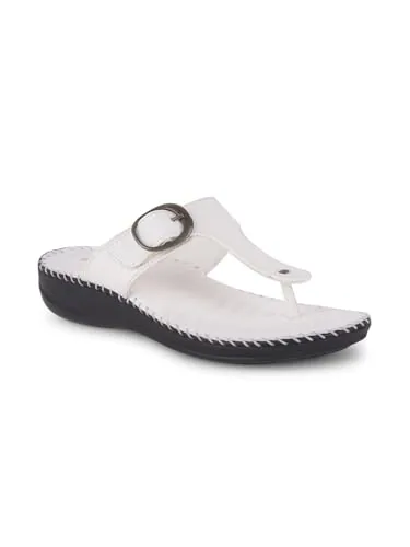 Liberty Women Delma-3E White Slipper - 36 Euro
