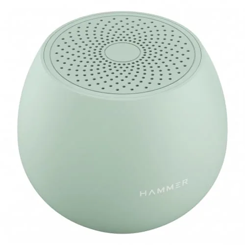 HAMMER Drop X1 5W Bluetooth Speaker with Twin Pairing, Bluetooth v6.0, 32 Hours Playtime, 52mm Drivers (Green)