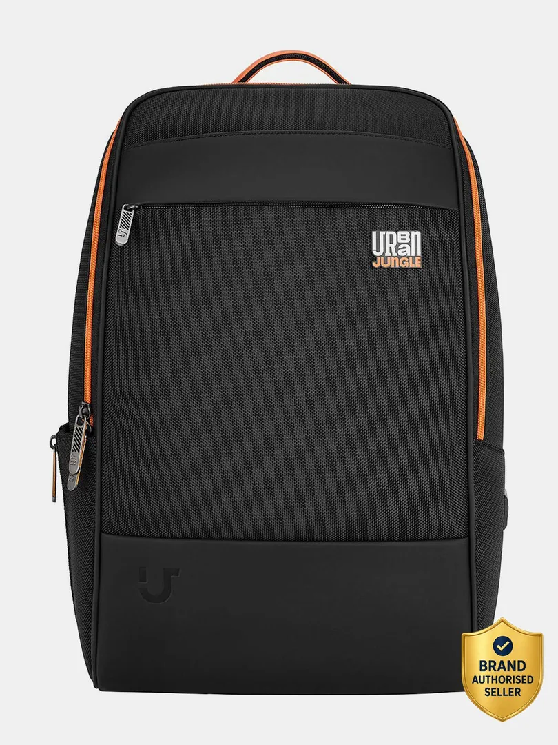 Urban Jungle Medium 21 L Laptop Backpack Orbit Workpack- Black Black