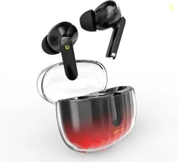 Boston Levin AirmaxPlus TWS Earbud with Playtime 30H,LowLatencyGaming,13m Drivers,IPX5,BT5.3 Bluetooth Headset Black, True Wireless