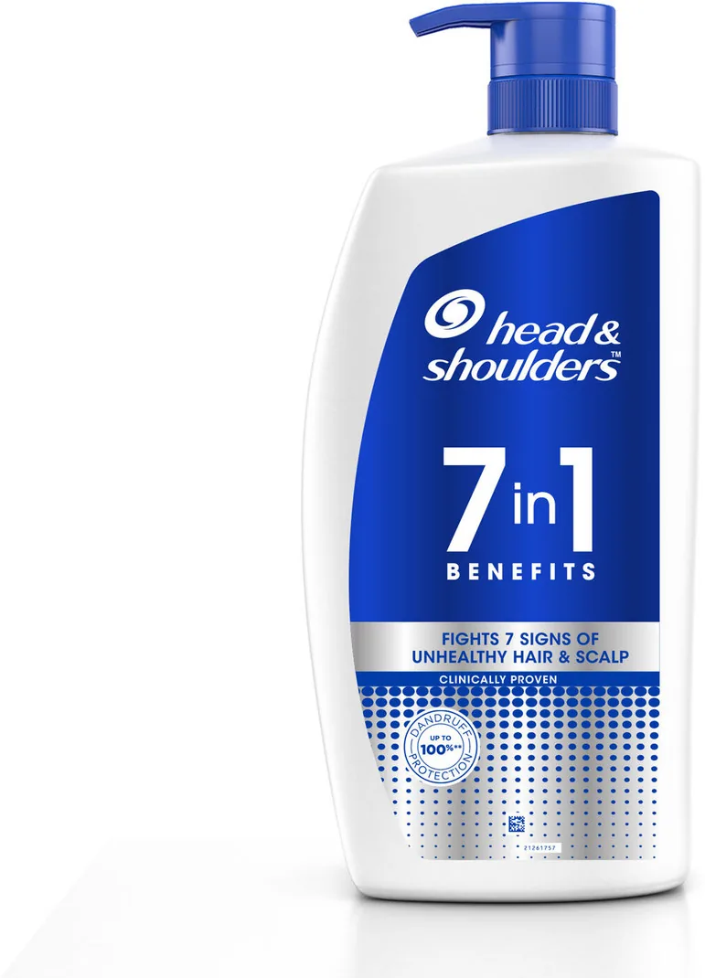 HEAD & SHOULDERS 7in1 Anti-Dandruff Shampoo | For All Hair Types | For All Hair Types (1 L)