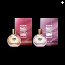 Engage Luxury Assorted Pack (x2) Yang+Femme Long Lasting EDPs Eau de Parfum  -  100 ml For Women