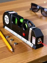 AncientKart Laser Level Line Laser Tape Ruler Adjusted and Metric...more