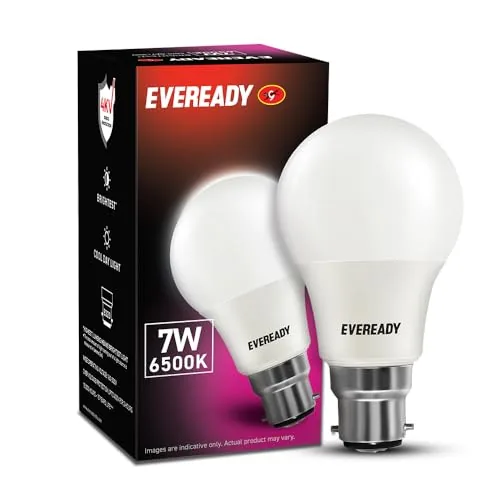 Eveready Base B22D 7-Watt LED Bulb (Cool Day Light)