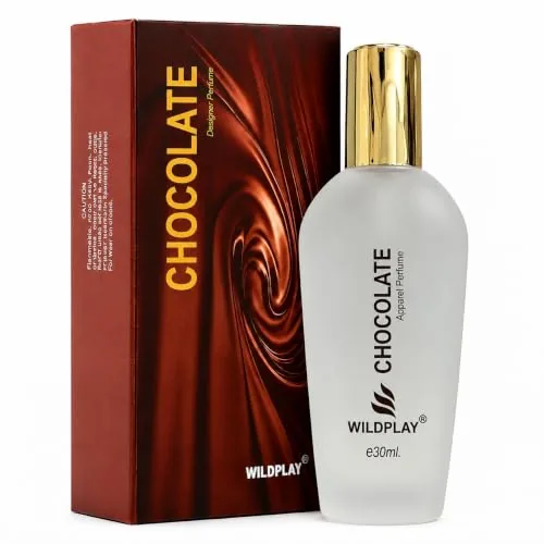 Wildplay Chocolate Spray 30ml Perfume for Men & Women – Sweet, Warm & Inviting Unisex Fragrance with Rich Cocoa Notes, Long-Lasting Scent, Perfect for Everyday & Gifting