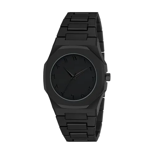 Matrix Arabian | Aura Dial & Polycarbonate Strap Analog Watch for Men & Boys (Black) (Black)