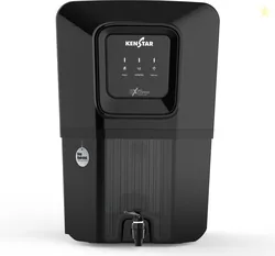 Kenstar AquaVeda 12 L RO + UV + UF + Copper + Alkaline + Minerals Water Purifier Black