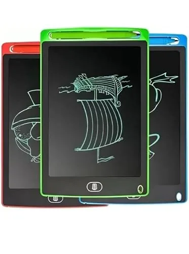Niku Pack of 3 LCD Writing Tablet for Kids Boy Girl | 8.5 Inch Digital Rewritable Slate Pad for Drawing & Writing | Suitable for Age 3-10 Years