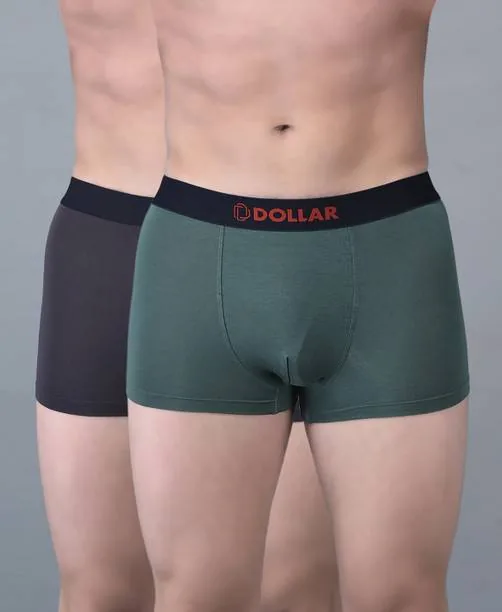 Pack of 2 Micro Modal Trendy Solid Men Trunk