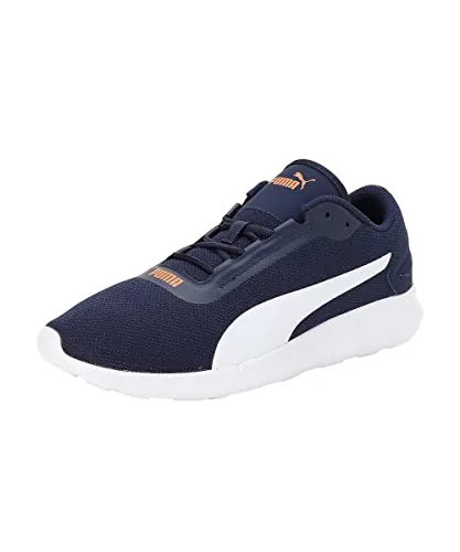 Puma Mens Volant, New Navy-White-Vibrant Orange, Sneaker - 10UK (39137703)