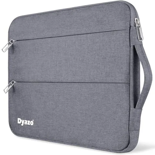 Dyazo Water Resistant Laptop Sleeve/Laptop case/laptop cover with Handle Compatible for 15 Inch to 15.6" Inches laptops & Notebooks - Grey
