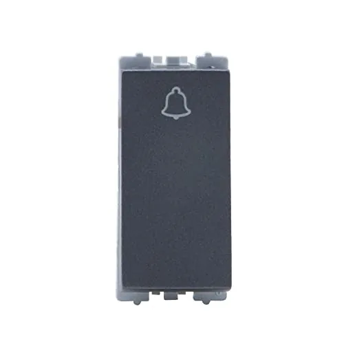 Wipro Northwest Nowa 6A Bell Push, Silver Grey (pack of 20)
