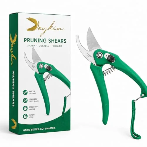 KEYKIN Hand Pruner Cutter - 1 Pc, Heavy Duty Gardening Tools Grass Cutter, Plant Cutter for Home Garden, Wood Branch Trimmer, Garden Tools Grass Cutting Accessories