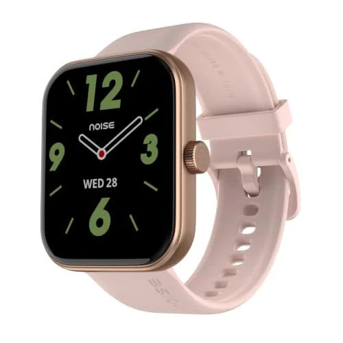 Noise New Launch ColorFit Pulse Air Smartwatch with BT Calling, 1.85" TFT Display, Lightweight 45g Design, Heart Rate & Step Tracking, Multi-Sport Modes, Find My Phone, Water Resistant (Rose Pink)