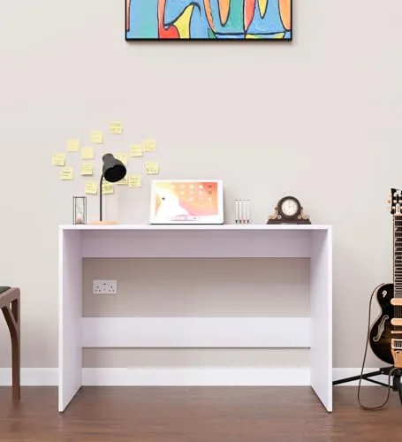 Spyder Craft Liore Engineering Wood Modern Office Desk Study Table Computer Table for Office Work from Home Kids Study Room Workstation-White