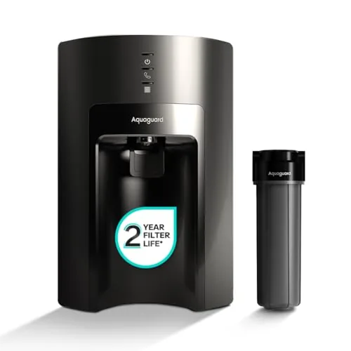 Aquaguard Delight Aquasaver RO+UV+UF | 2-year filter life | With Mega Sediment filter | 2 Free cleaning service | 60% Higher Water Recovery | 9-Stage Purification | India’s No.1 Purifier*