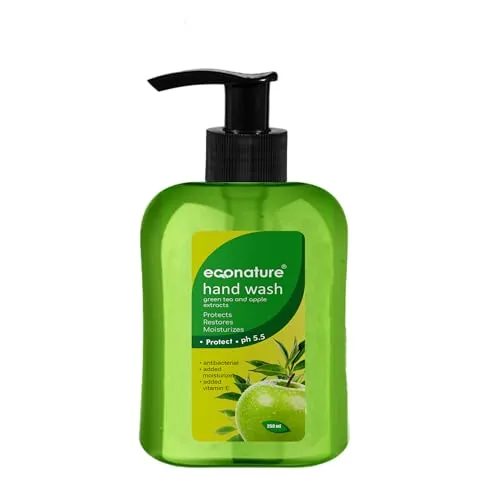 Econature Hand Wash, Green Apple, 250ml