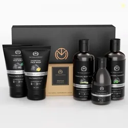 THE MAN COMPANY Charcoal Grooming Kit (Body Wash, Shampoo, Face S...more