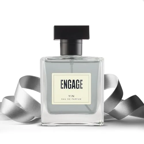 Engage Yin Eau De Parfum for Men 100ml|Fresh Bergamot Patchouli|Long Lasting Perfume|Perfume for Man|Ideal for Evening|No Parabens & Silicones| Dermat-Tested EDP| Gift for Men|Also Try Maracuja Coganc