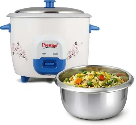 Prestige Atlas Delight Electric Rice Cooker (1 L, Blue)